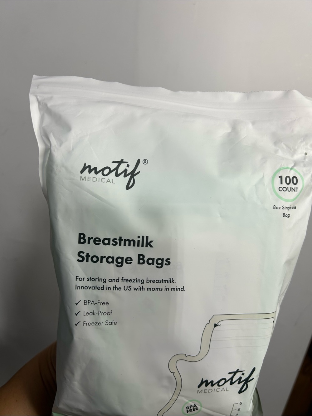 5 for $25🔥Motif Breastmilk Storage Bags- 100 Count - Picture 3 of 5
